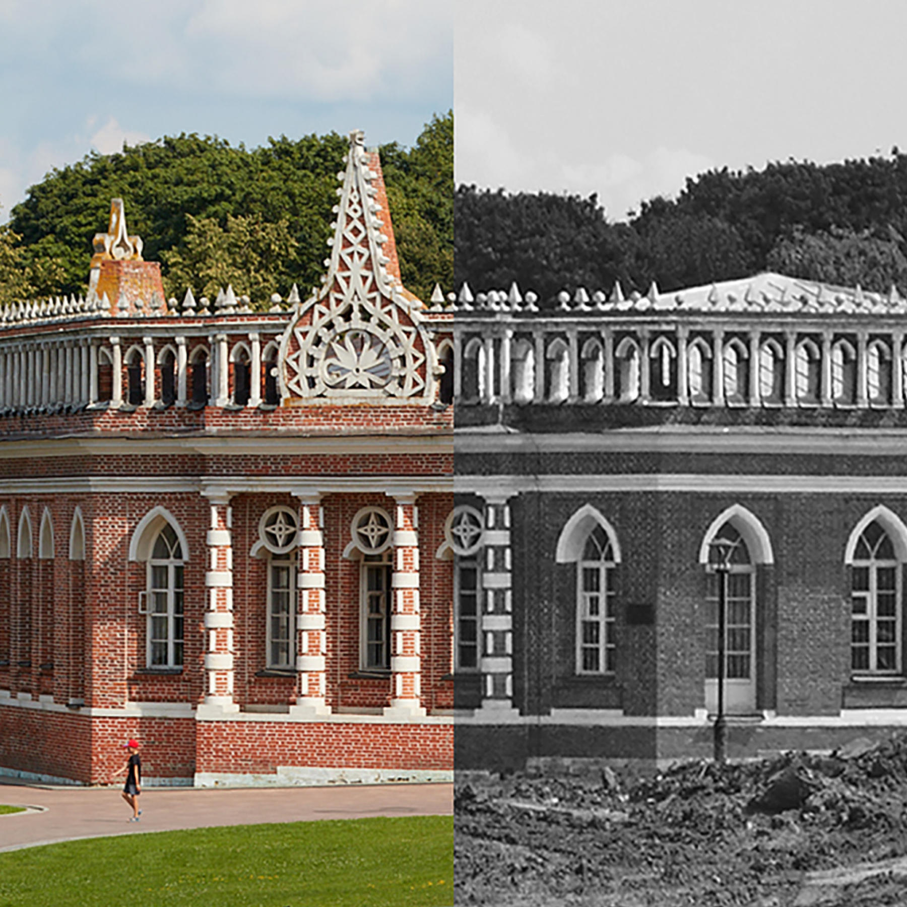 Было-Стало. Как реставрировали царицынский дворцовый ансамбль